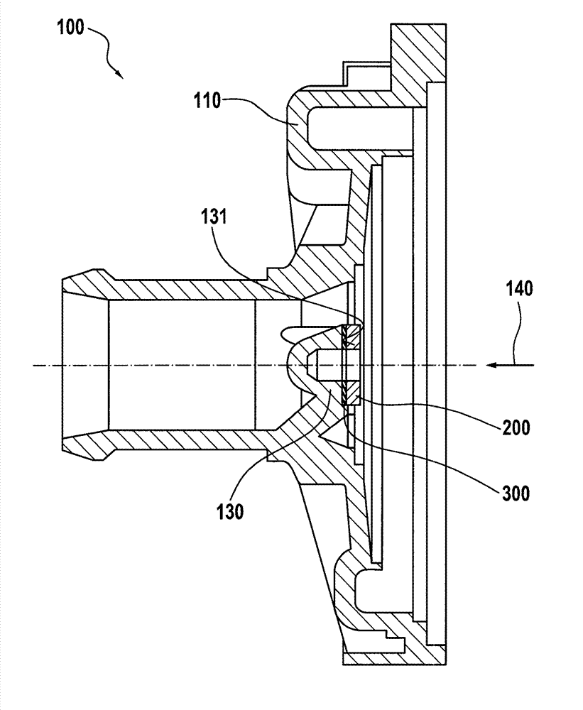 Liquid pump with axial thrust washer