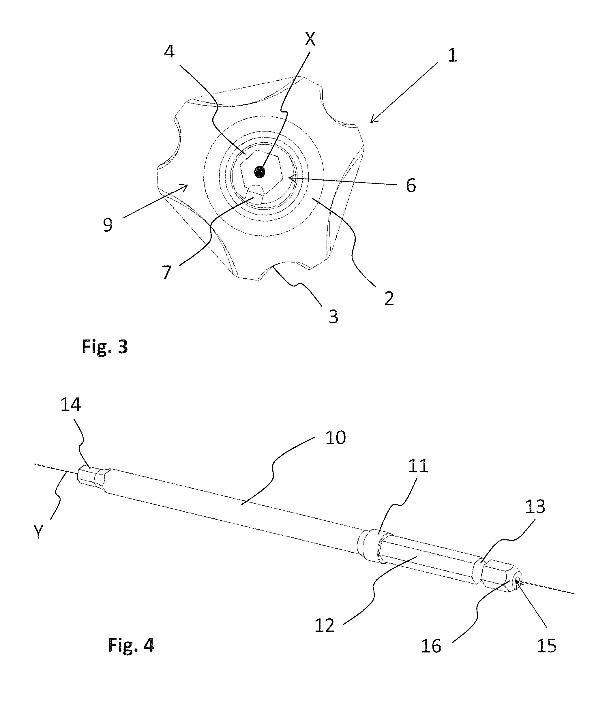 Coupling device for medical instrument or medical power-tool chuck