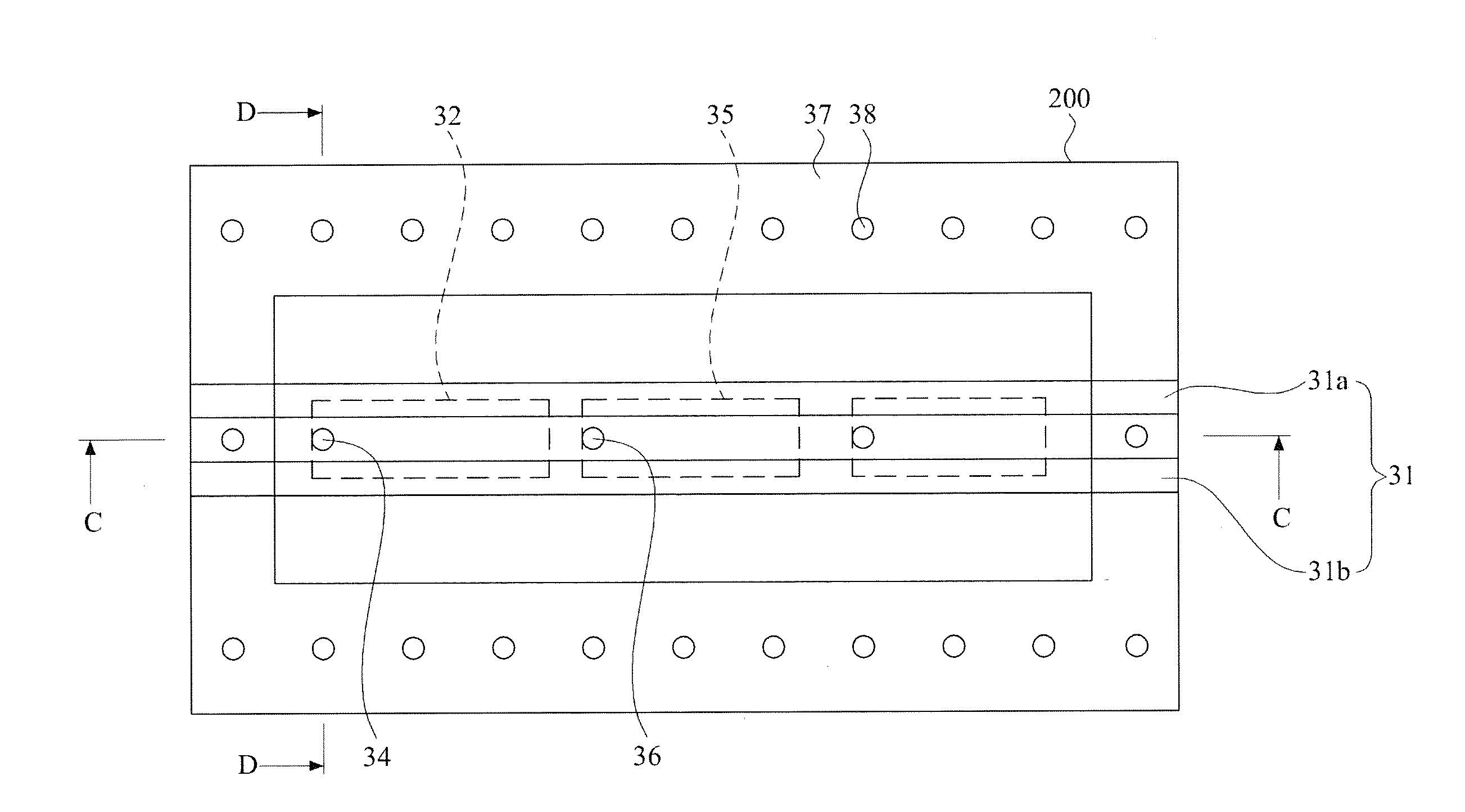 Differential signal line structure