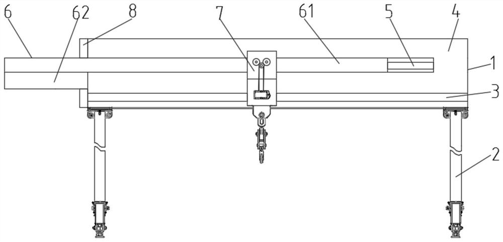 Double-hoist portal crane