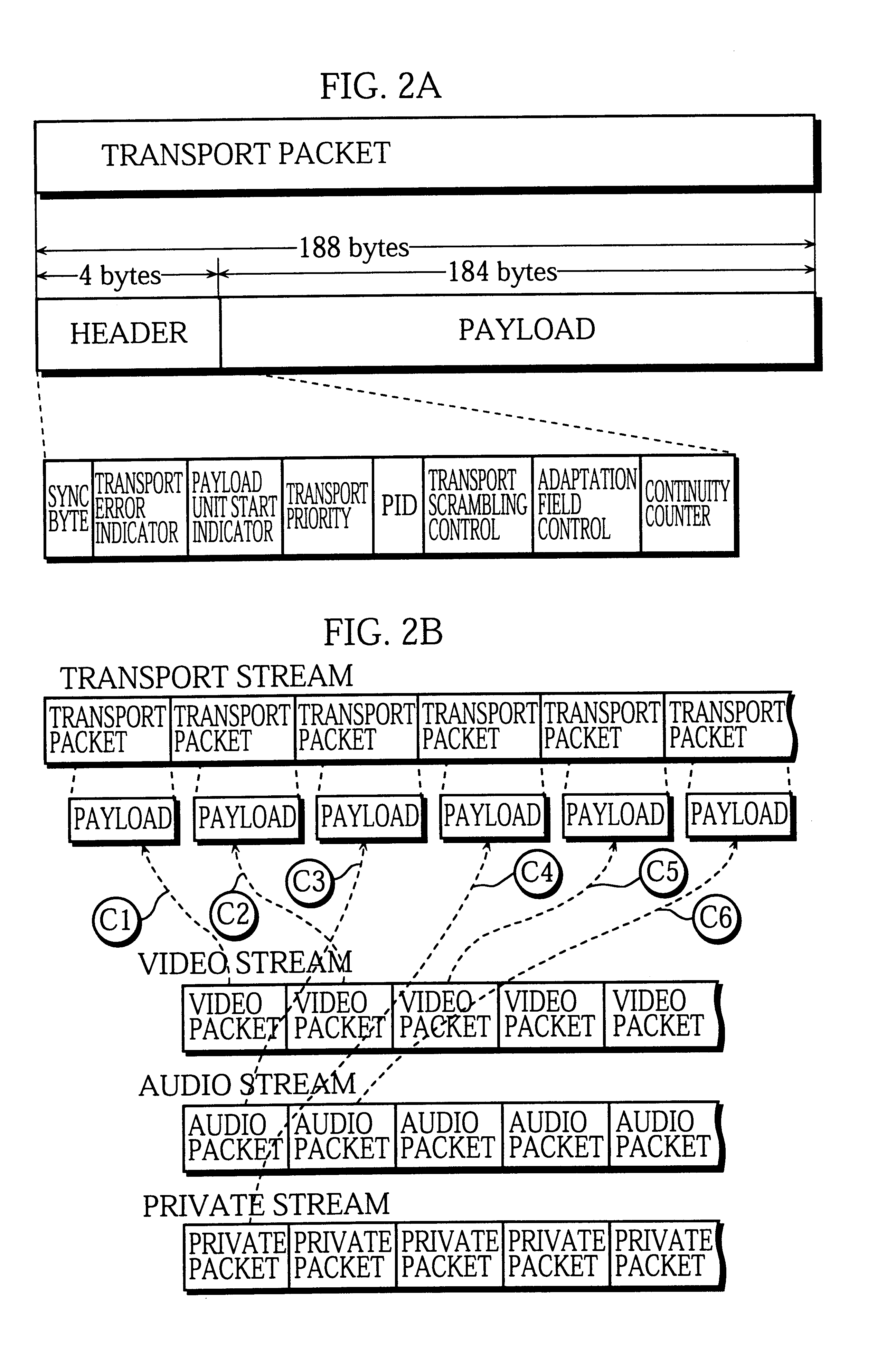 Stream demultiplexing device