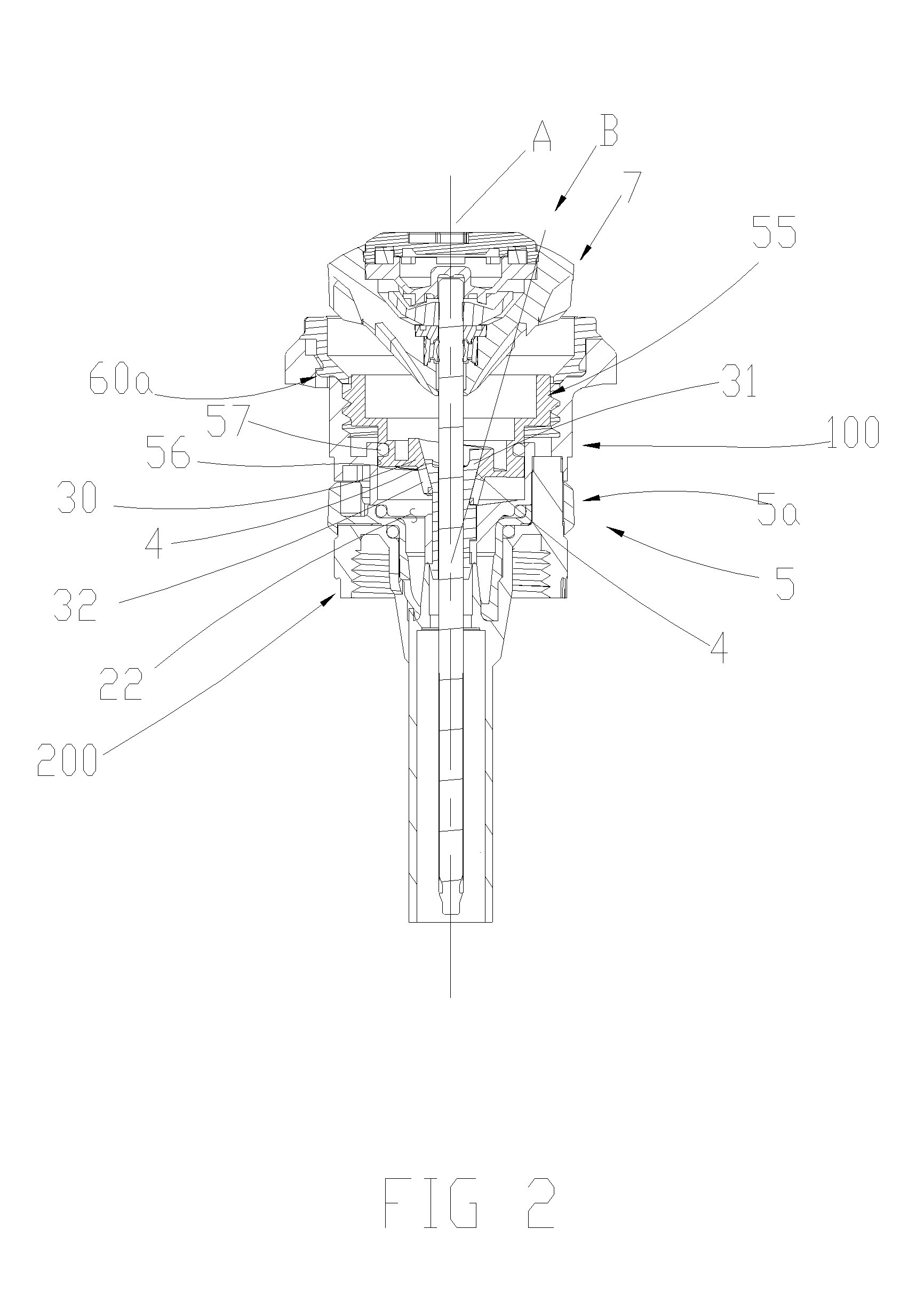 Adjustable arc of coverage cone nozzle rotary stream sprinkler