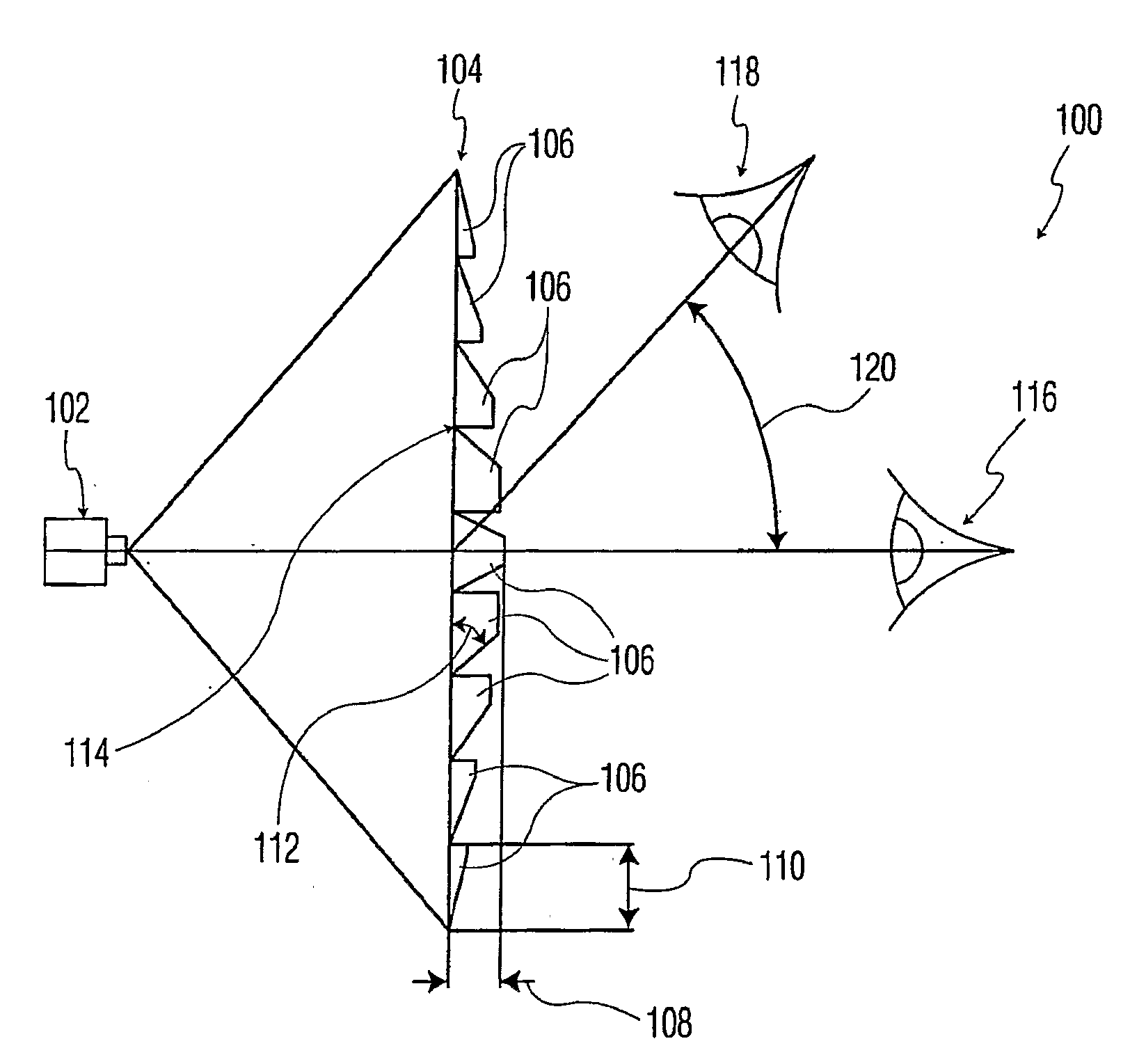 3D image projection system