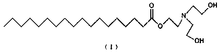 Preparation method of triethanolamine stearate monoester and application of triethanolamine stearate monoester to grinding aiding for talc