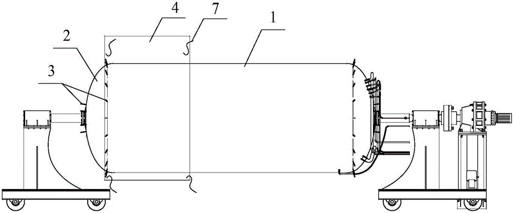 A kind of marine low-temperature storage tank covered with thermal insulation material and construction method thereof