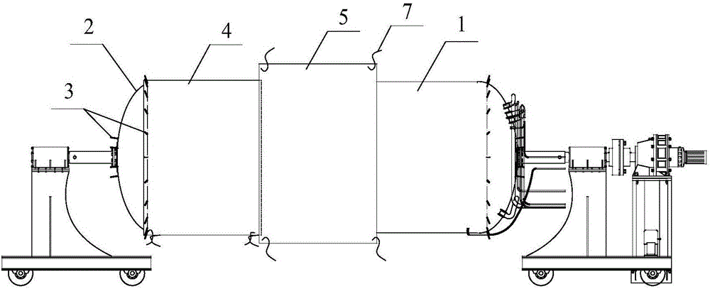 A kind of marine low-temperature storage tank covered with thermal insulation material and construction method thereof