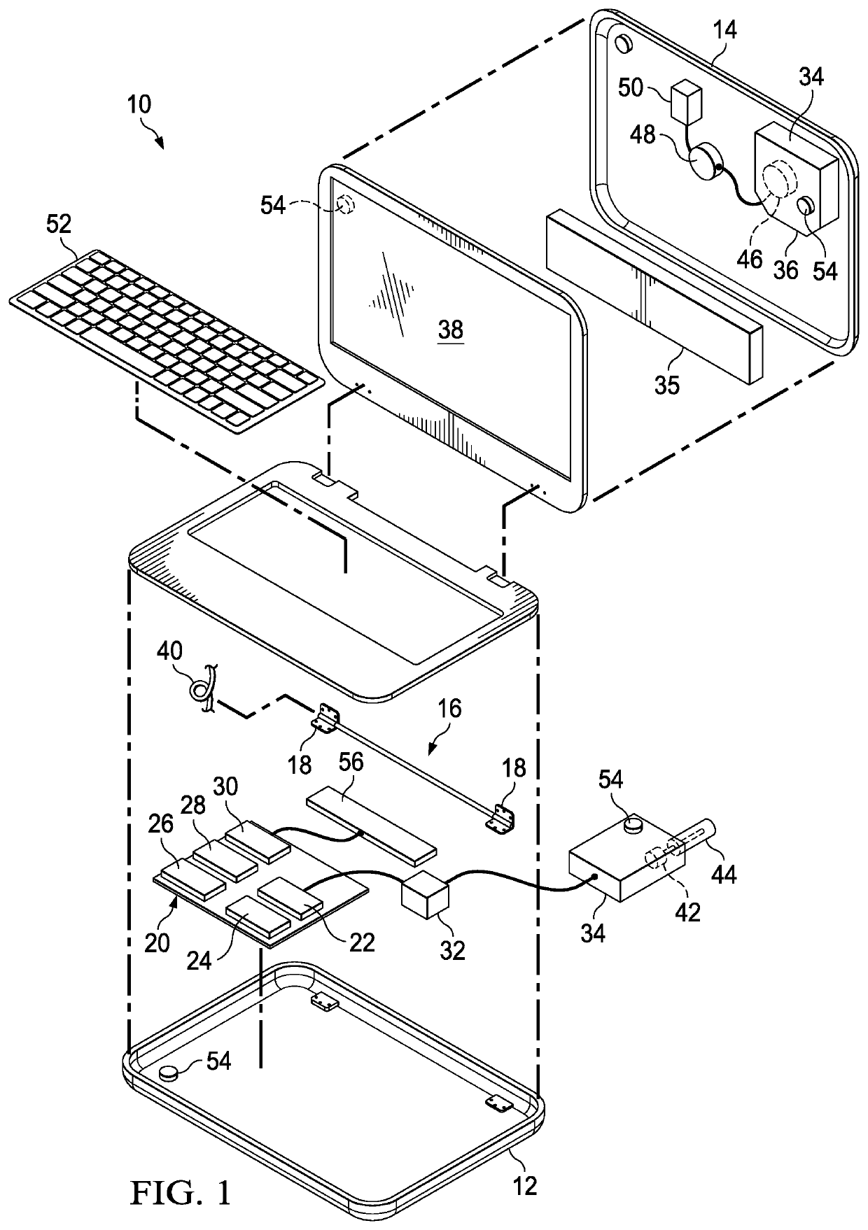 Graphite thermal conduit spring