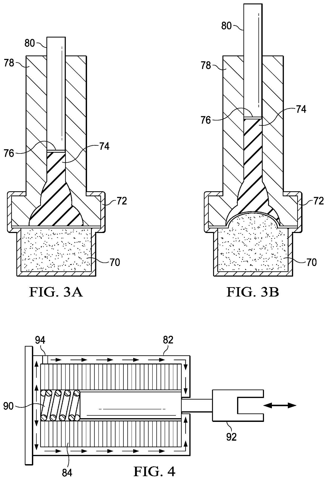 Graphite thermal conduit spring