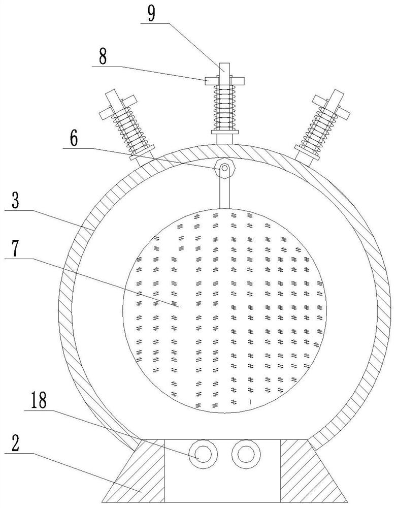 A multifunctional muck truck washing device and cleaning method