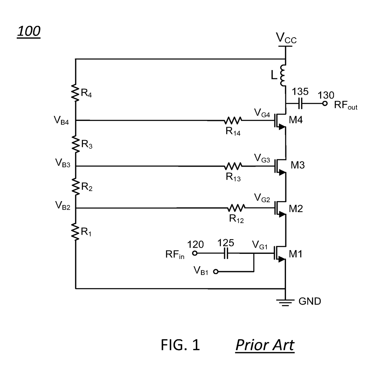 Gate drivers for stacked transistor amplifiers