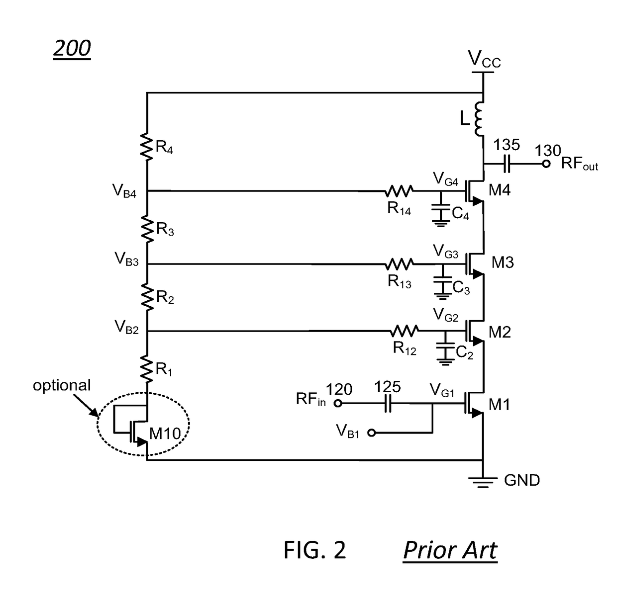 Gate drivers for stacked transistor amplifiers