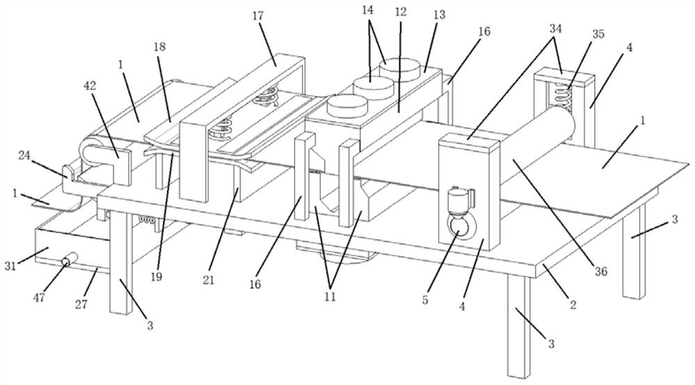 Double-sided drying equipment for polyester fabric production and processing