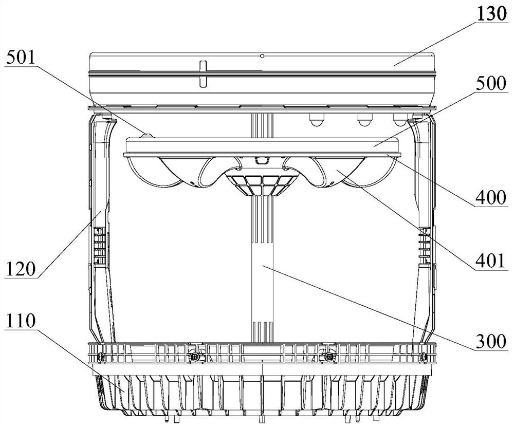 Impeller assembly and washing machine