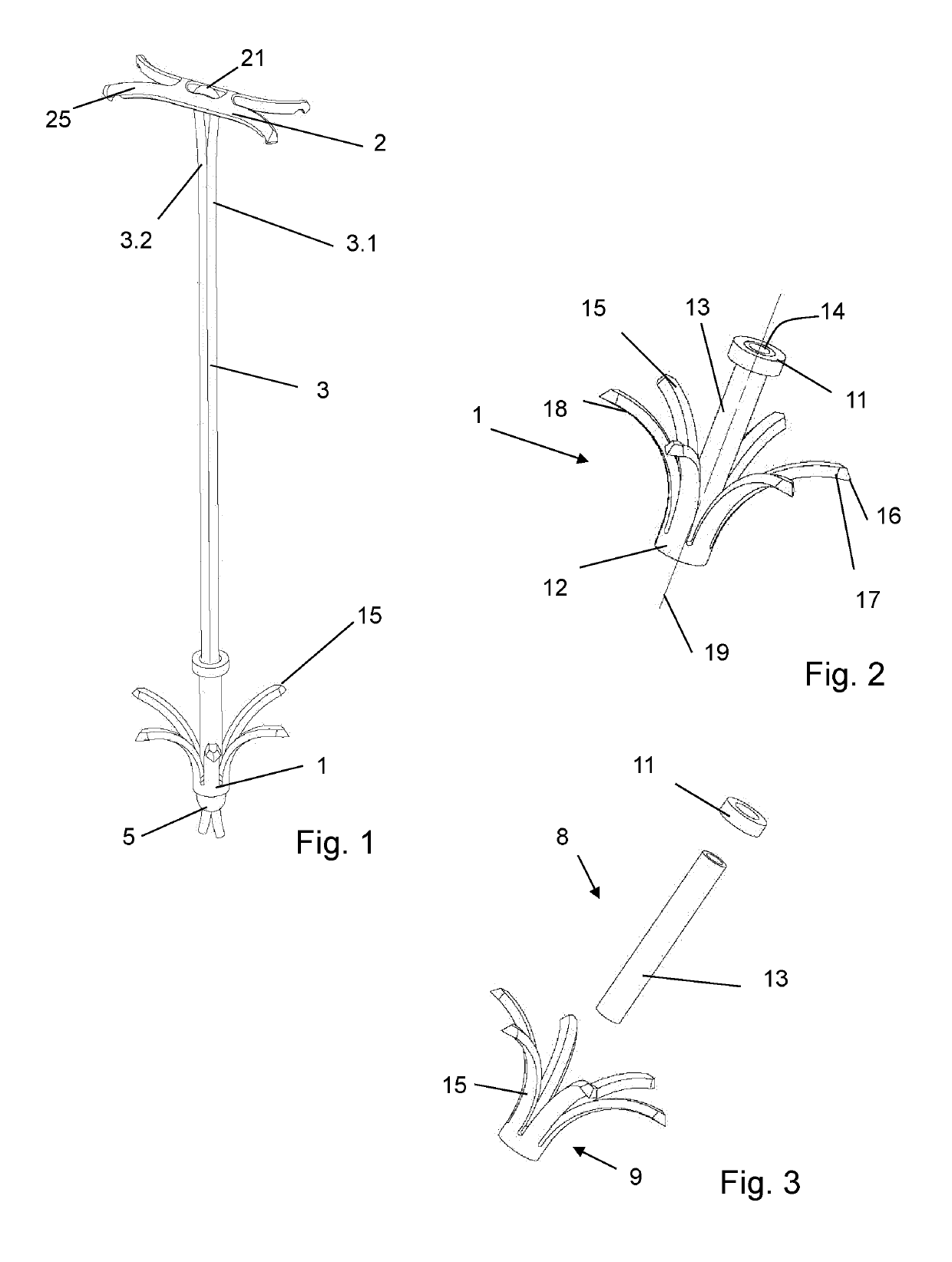 Medical implant and method for heart valve repair