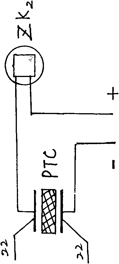 Automatic temperature control heating device of diesel vehicle fuel system