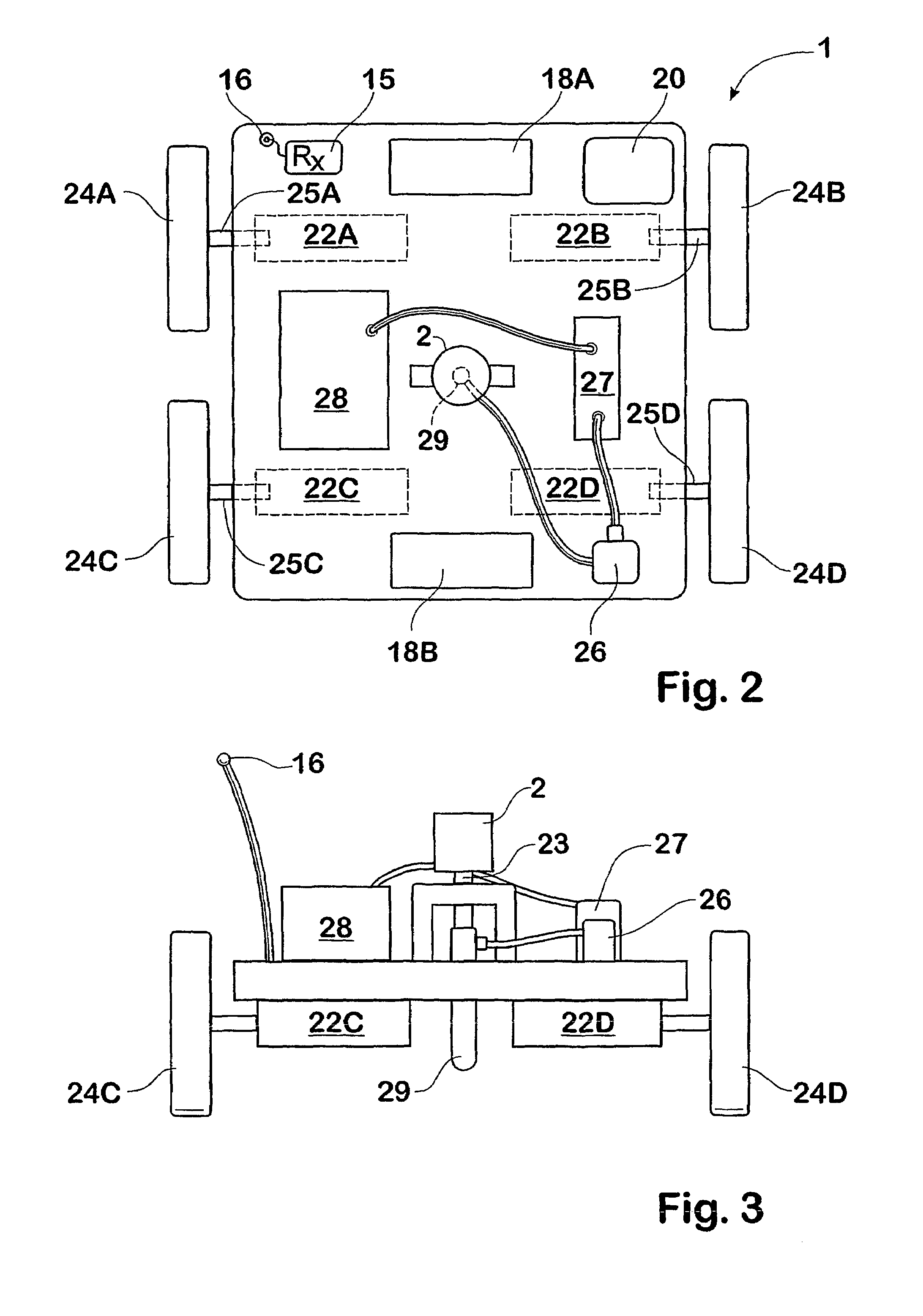 Automatic ground marking method and apparatus