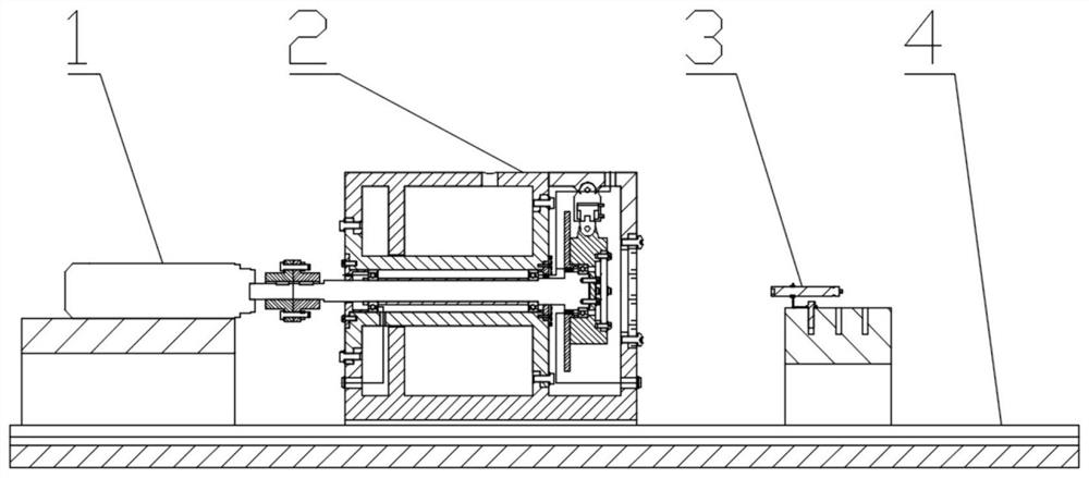 Rolling bearing lubricating oil flow and temperature characteristic test device and test method