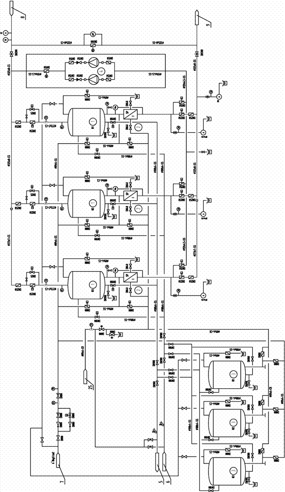 Condensate fine treatment high-temperature running system having heat supply and pure condensation modes