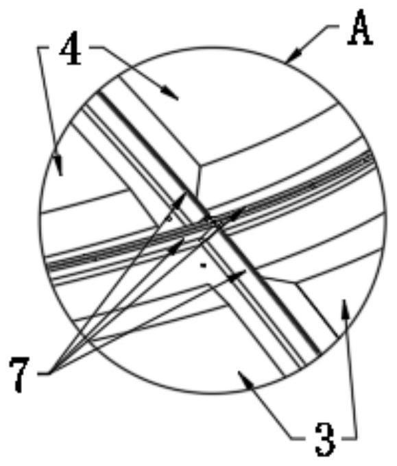 Dome-screen simulation cabin structure and preparation method thereof