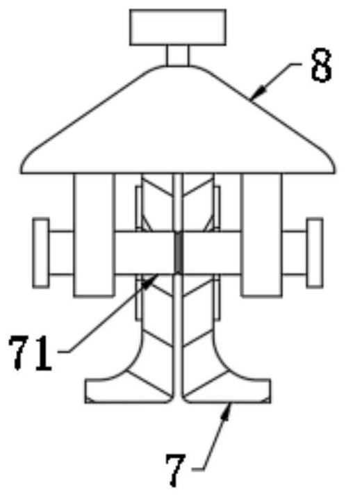 Dome-screen simulation cabin structure and preparation method thereof