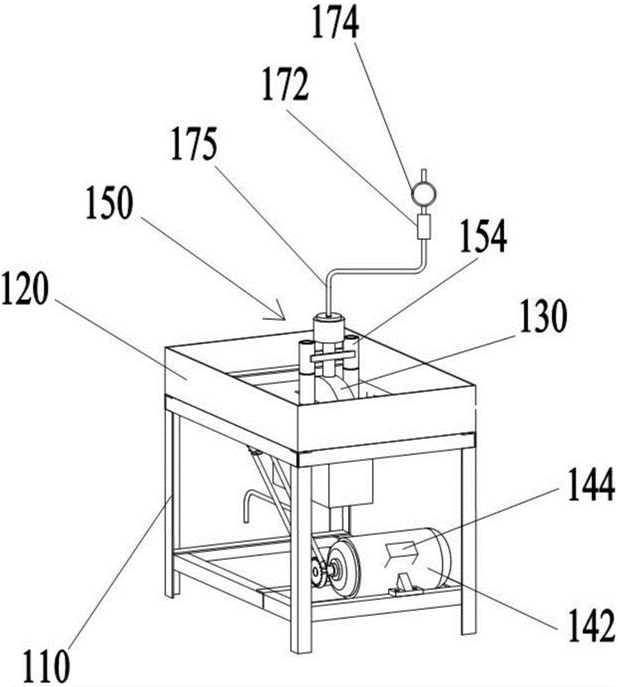 Miniaturized wet-heat type abrasion testing machine