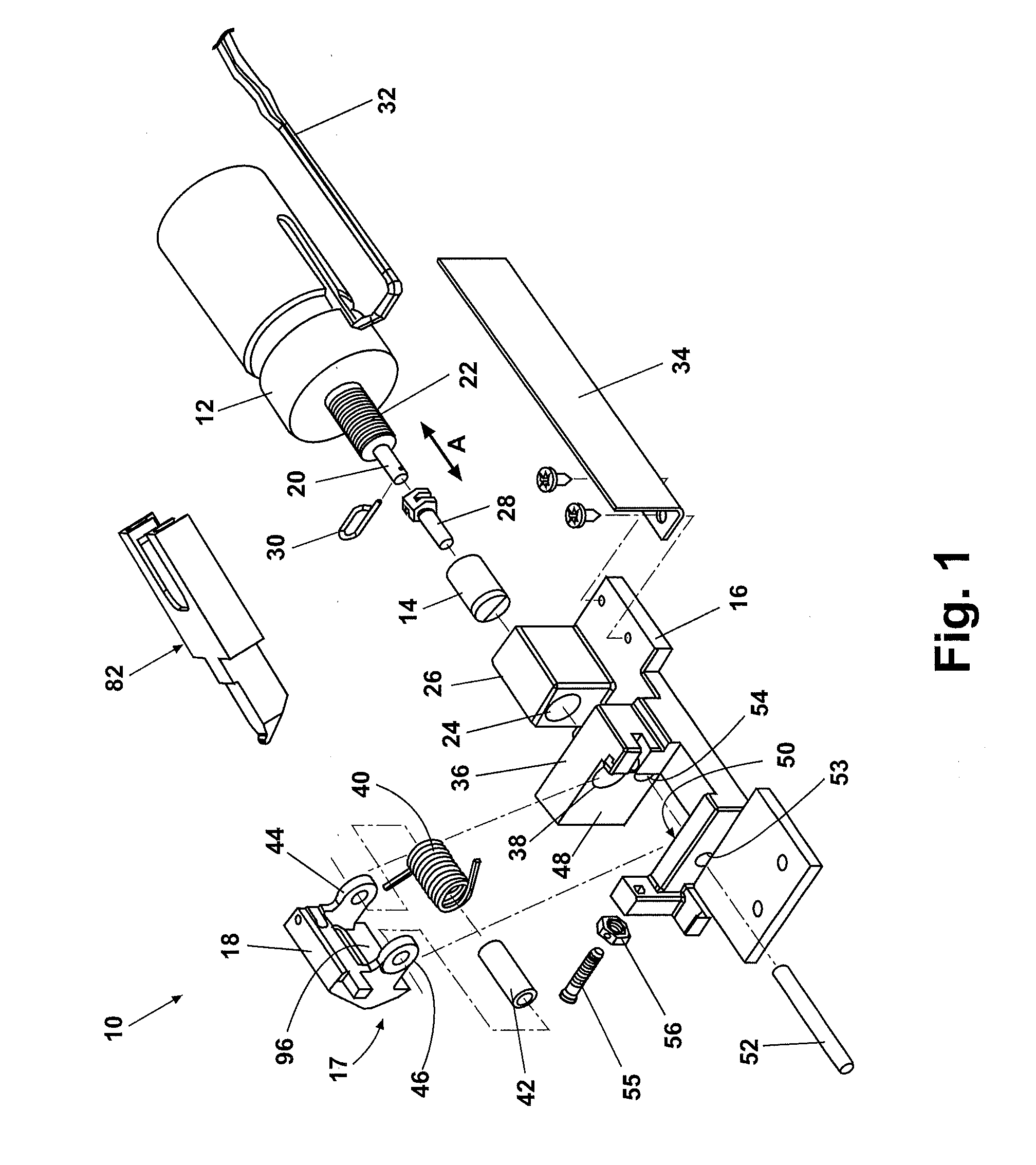 Reduced Door Opening Force and Enhanced Security Flight Deck Door Mechanism