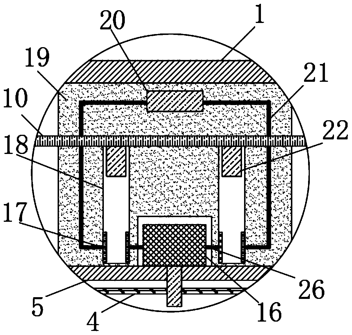 Heat dissipation power distribution cabinet for communication