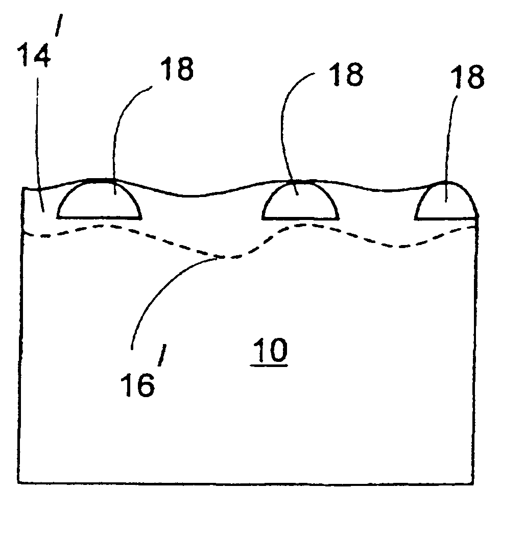 Method for producing high surface area foil electrodes