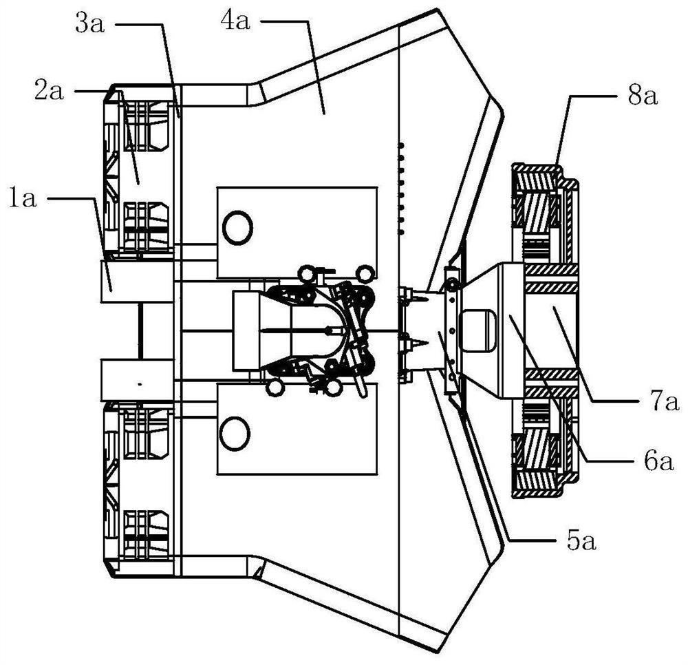 Combined support for fixing engine