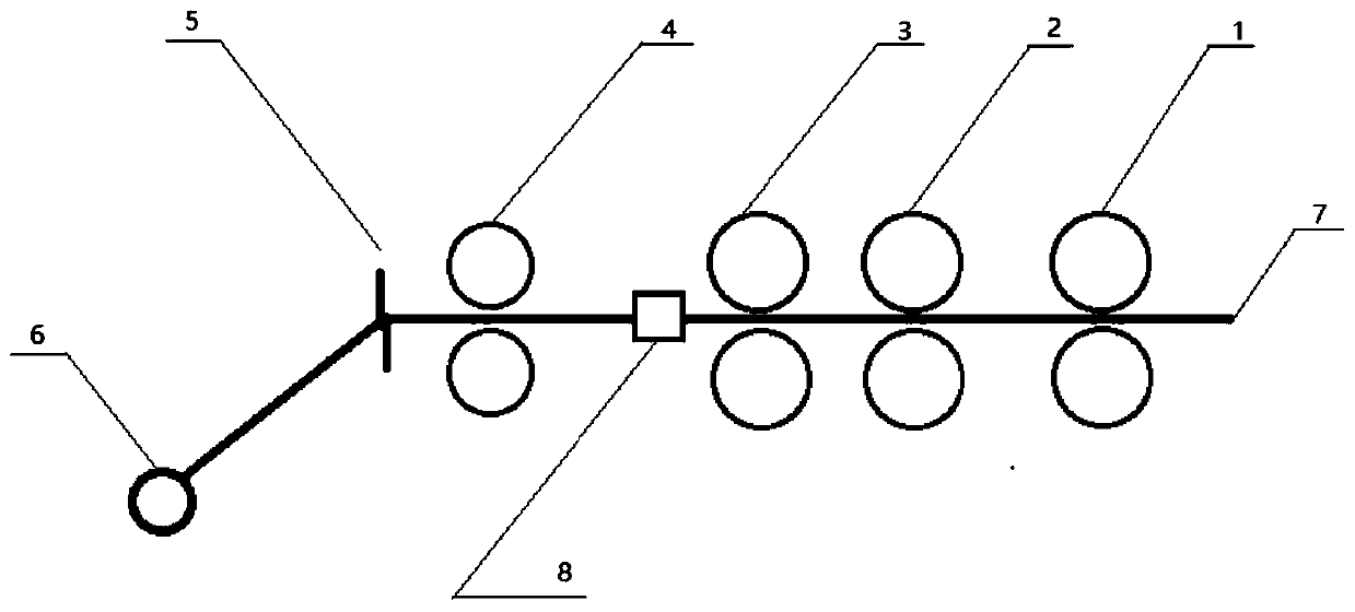 Fiber strand detection device for four-roller ring frame