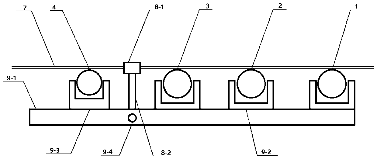 Fiber strand detection device for four-roller ring frame