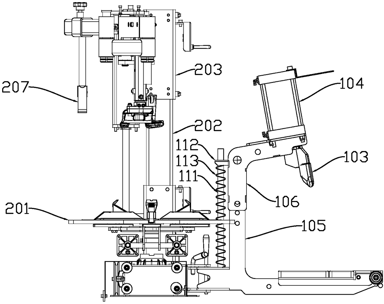 Vehicle tire changer