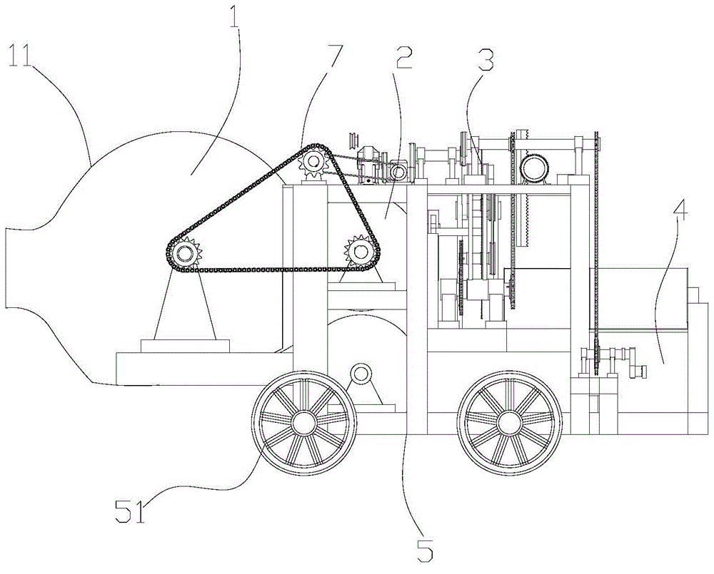 Cotton stalk cutting bundling machine