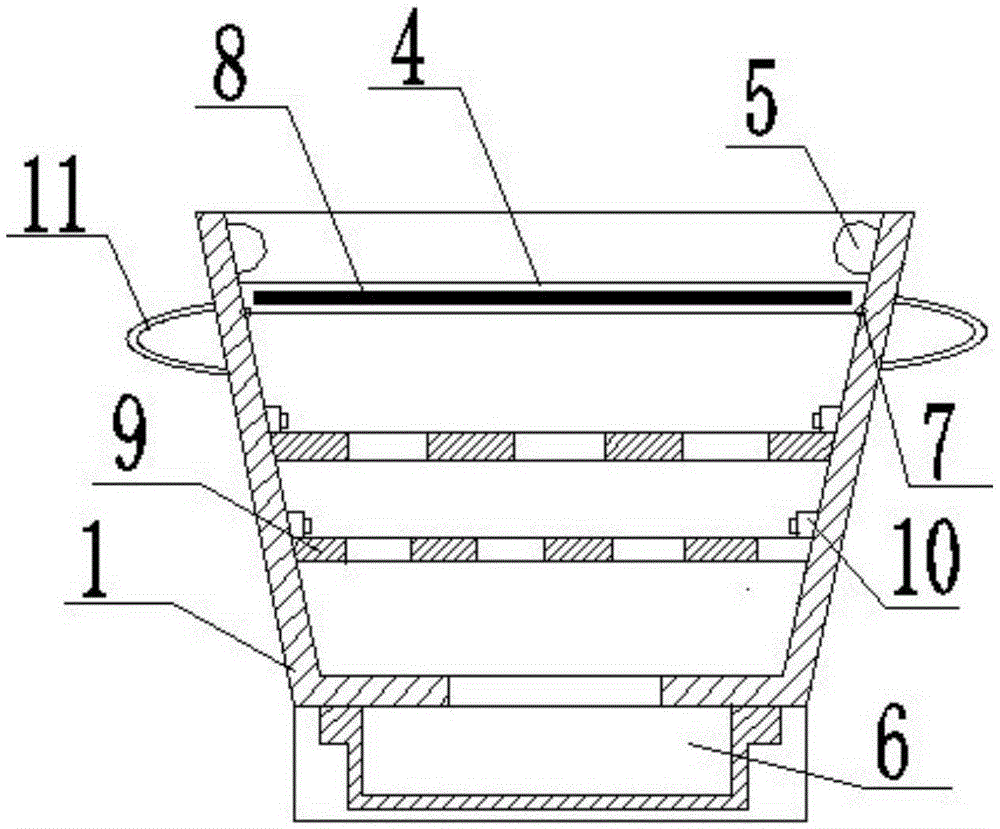 Mine lot solid waste screening device