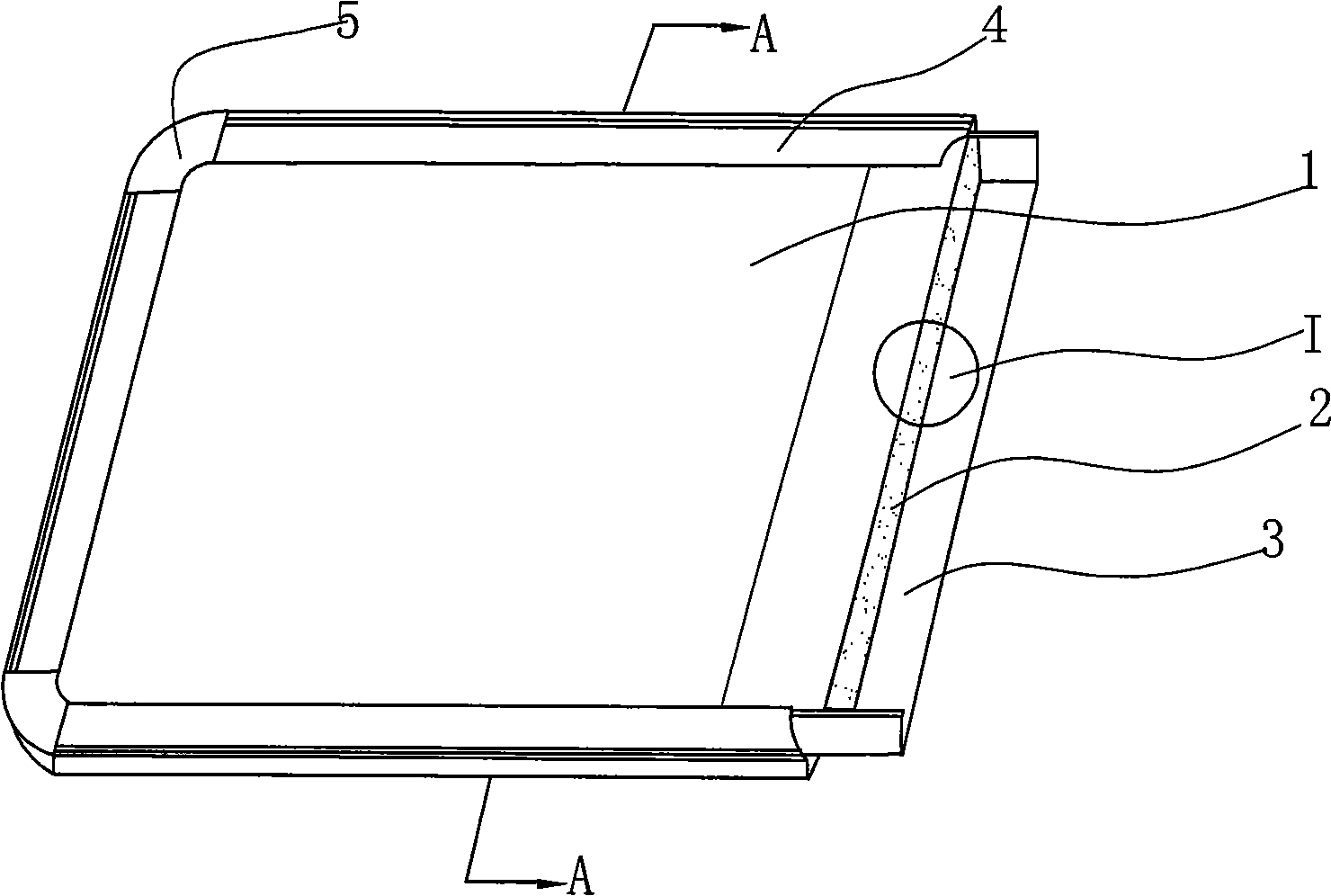 Application of honeycomb paper core or honeycomb paperboard in writing board