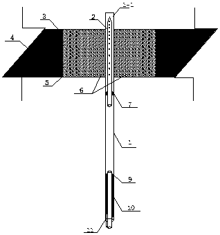 Cross layer drilling separated type whole-course gas extraction hole sealing device and method