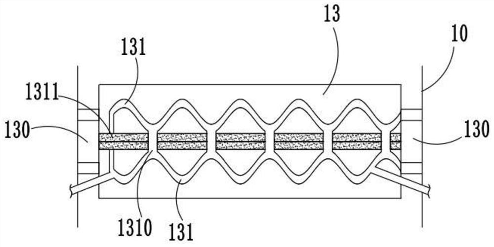 Cooling reactor having slag salvaging function and used for wastewater acid-base neutralization, and application of cooling reactor