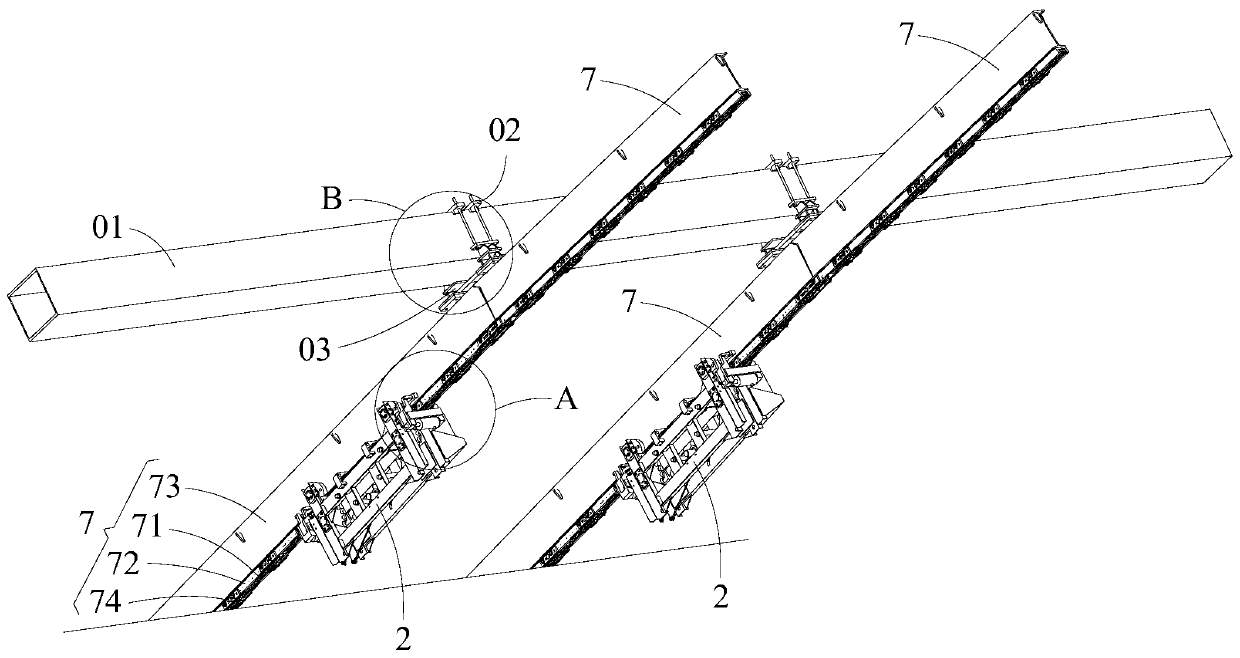 A method for installing a chain track