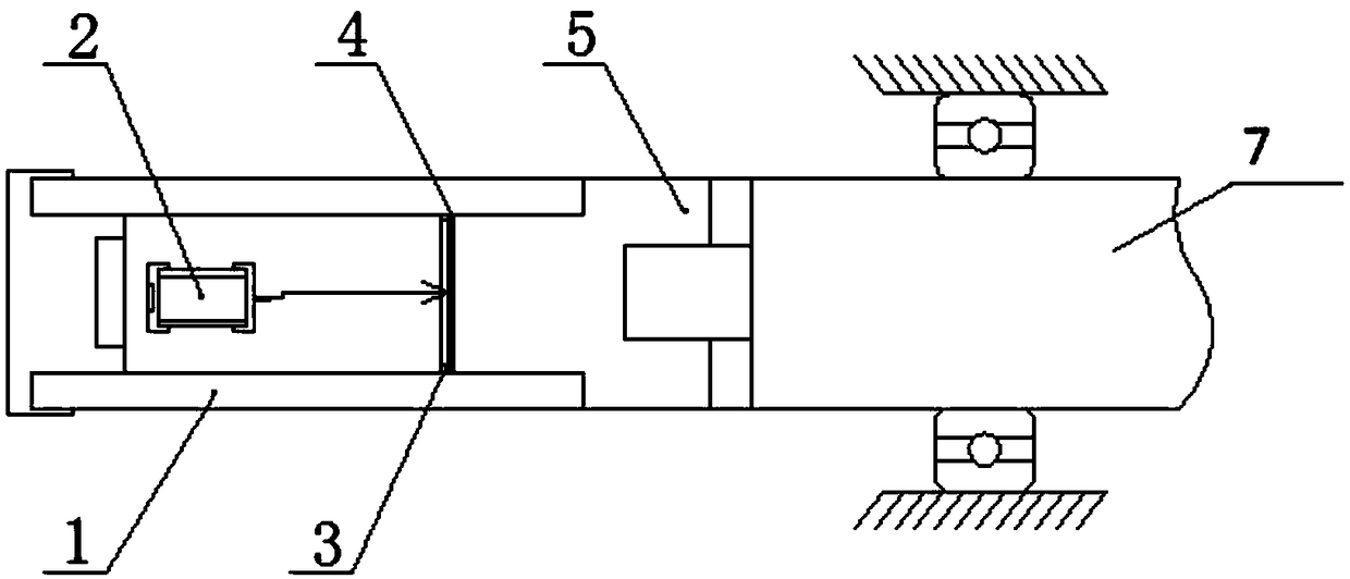 Axis runout trajectory test device