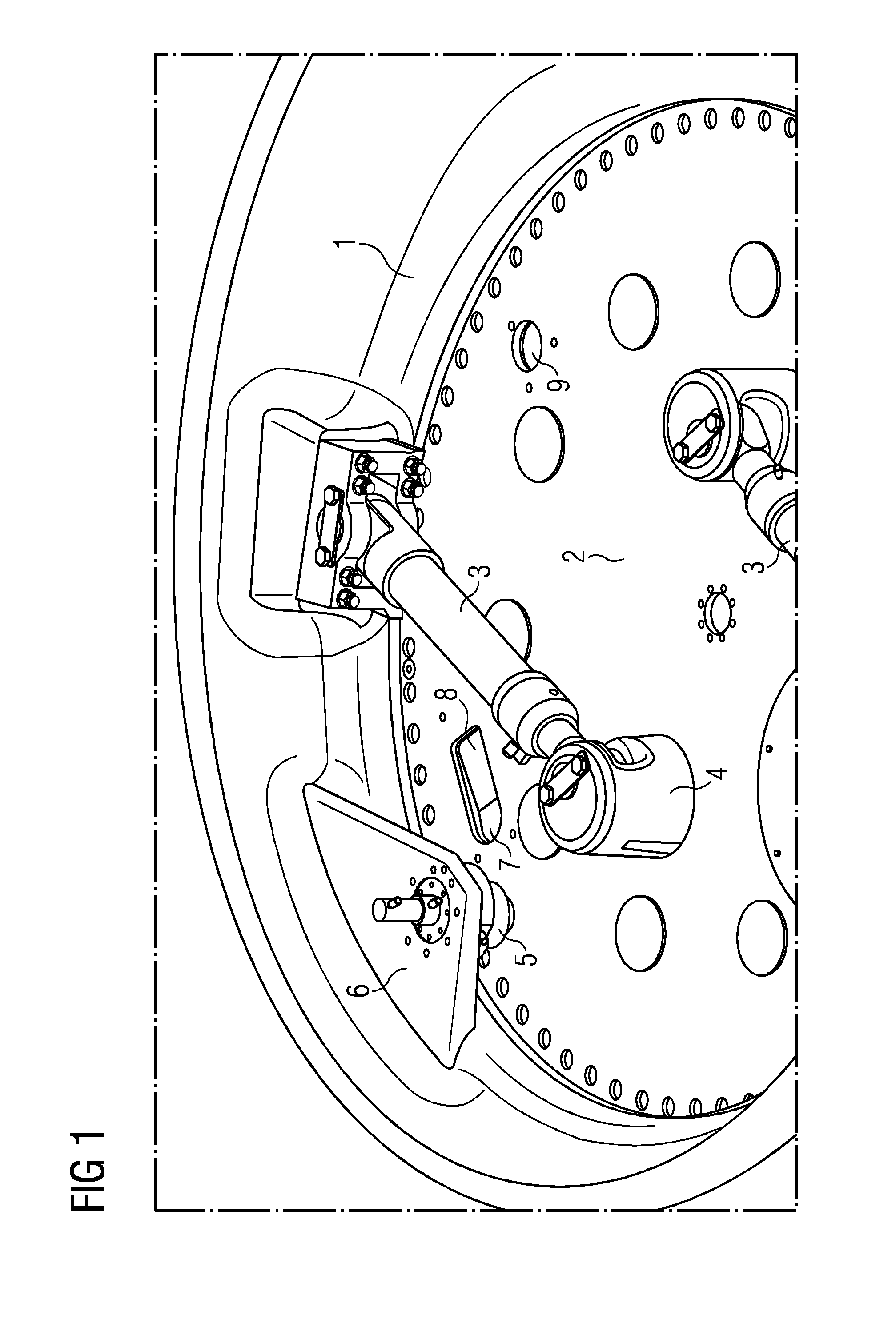 Pitch system locking arrangement