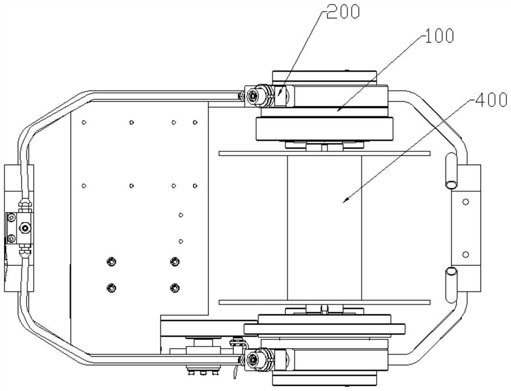 Wire coil rack chuck locking device