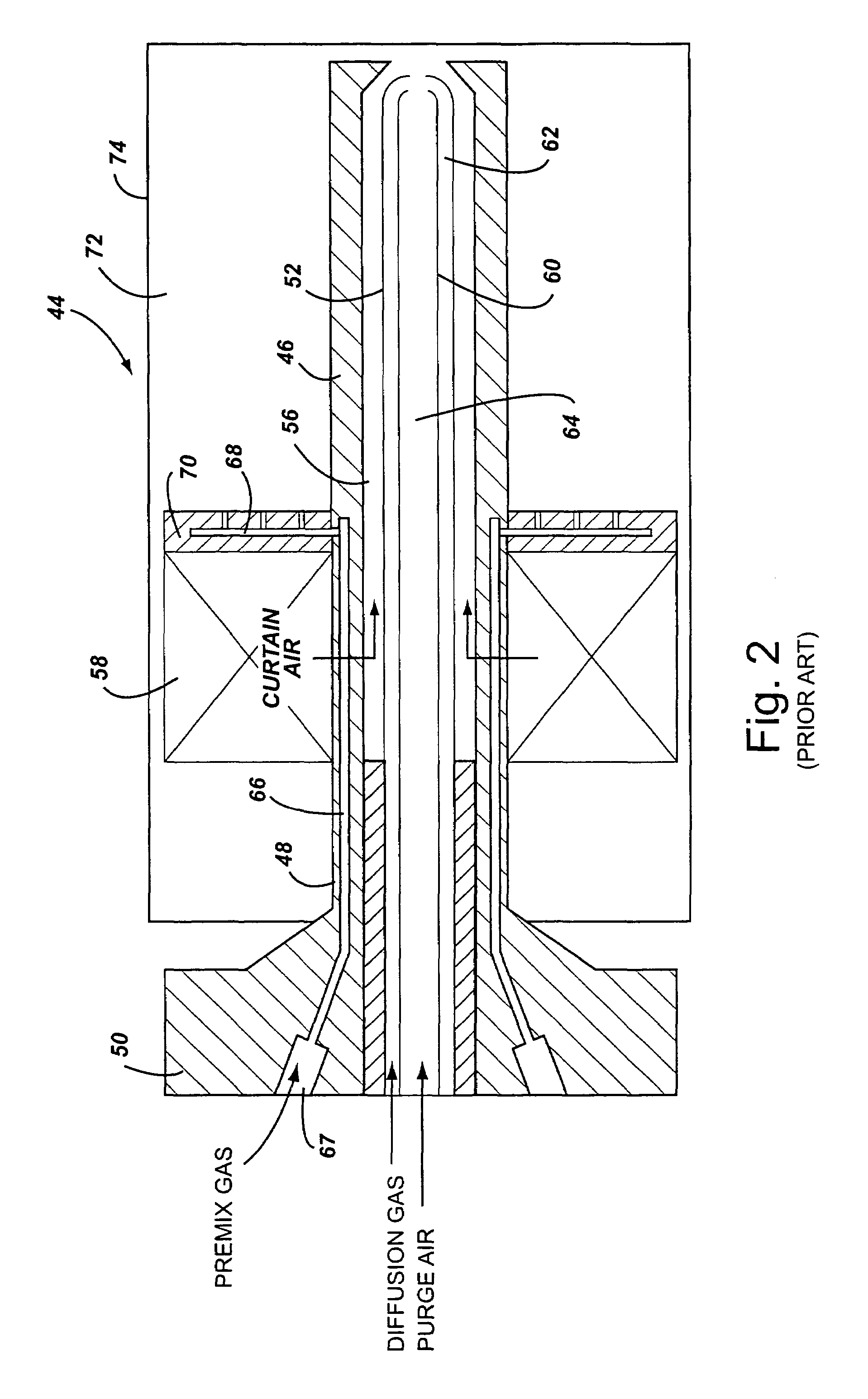 Low-cost dual-fuel combustor and related method