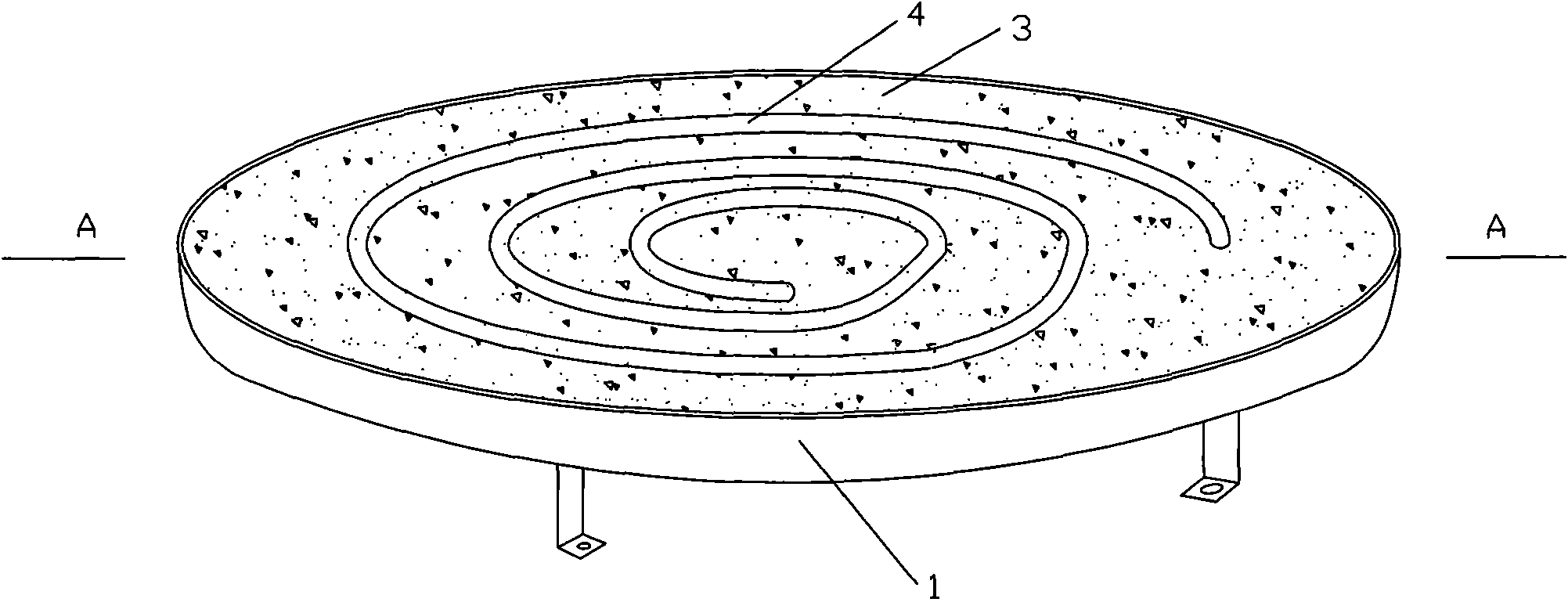 Energy-storage type energy-saving heater and processing method thereof