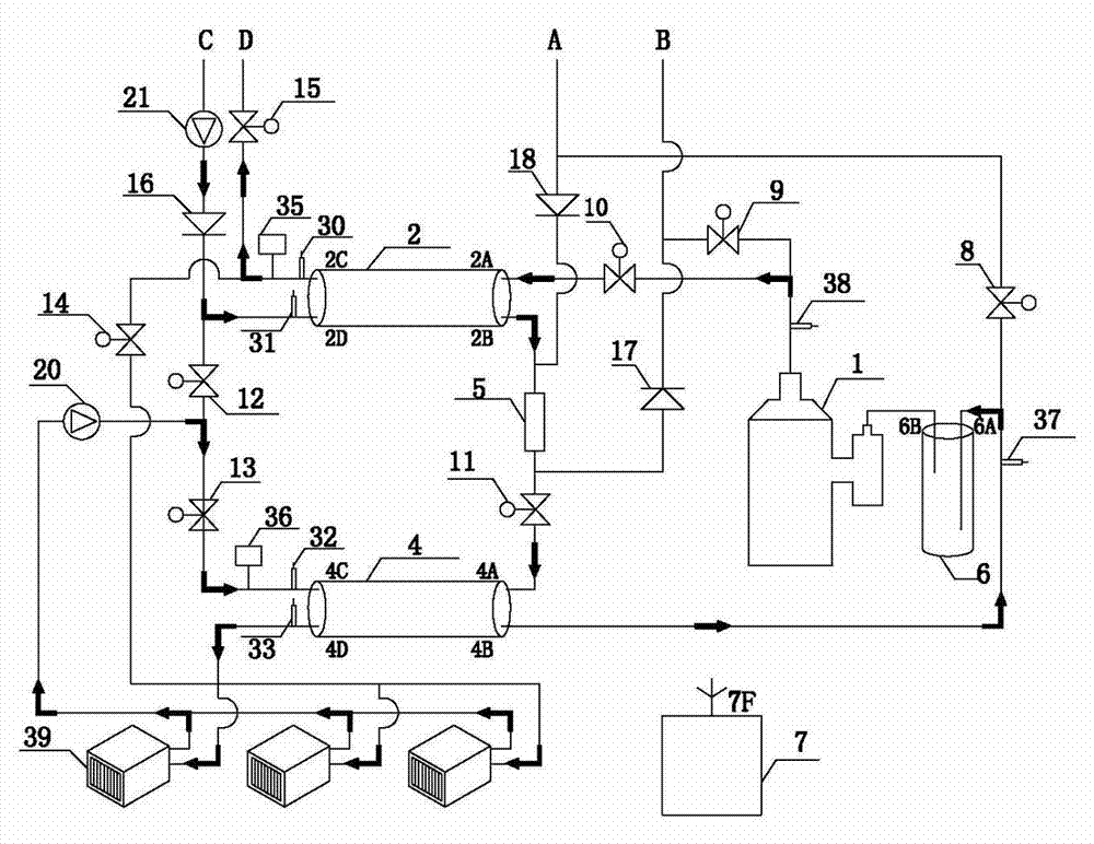 Energy-saving water-cooled air conditioner