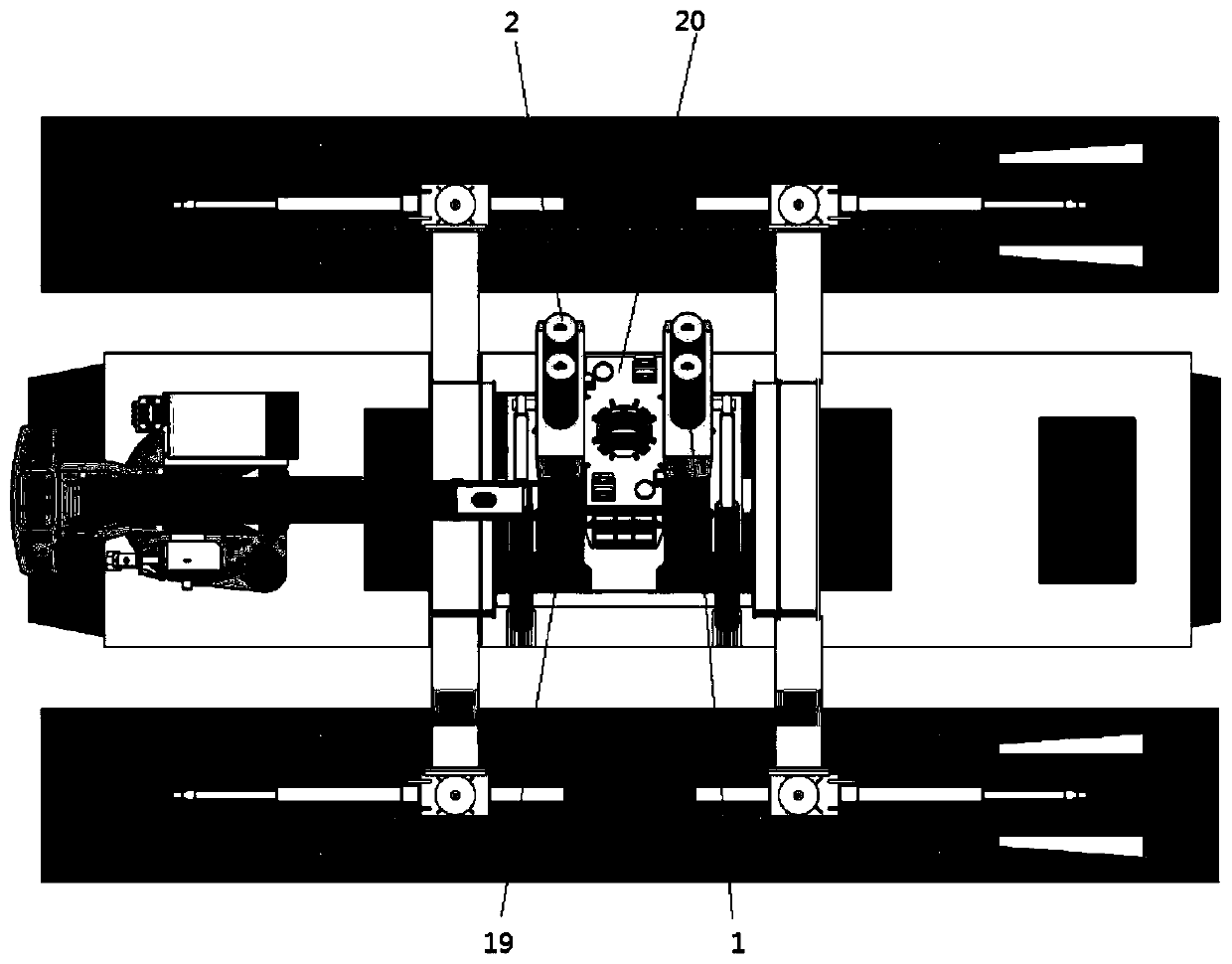 Inclined pile construction method of hydraulic static pile driver and portal frame assembly