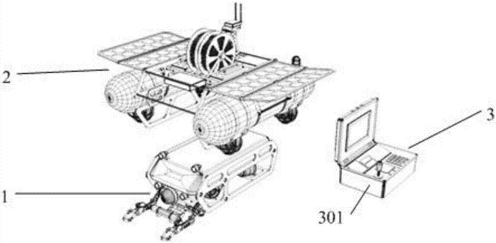 Diving system capable of floating