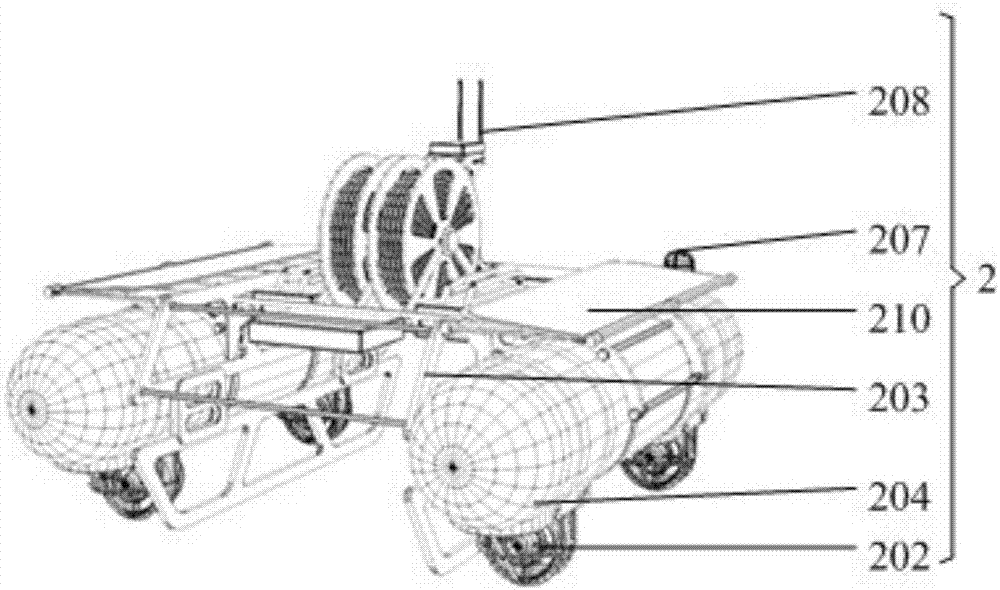 Diving system capable of floating