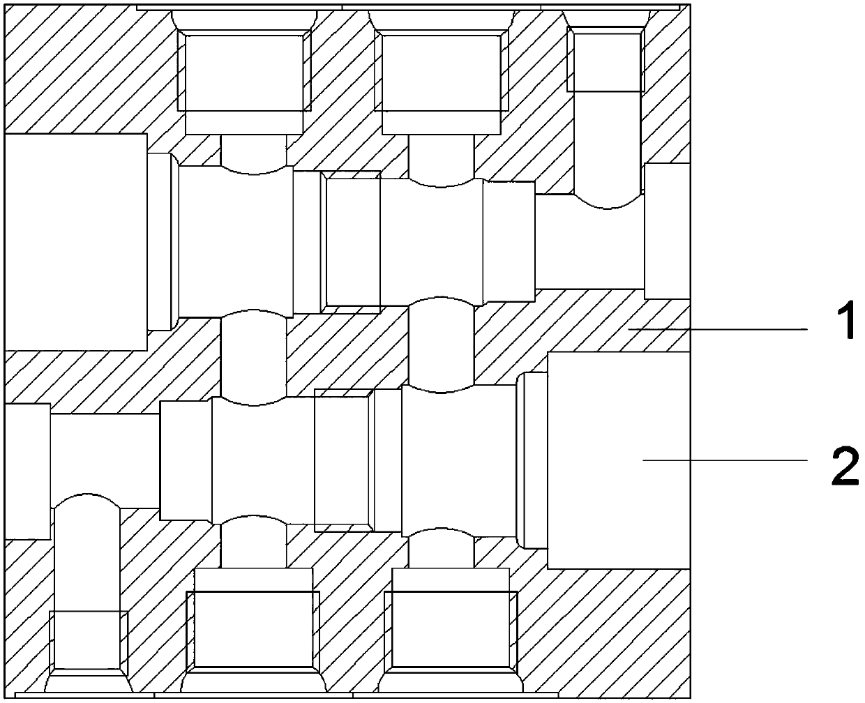 Hydraulic pump valve body processing technology