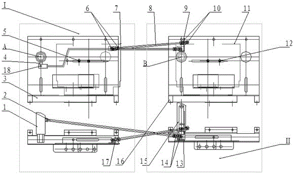 An interlocking mechanism for an upper isolating switch