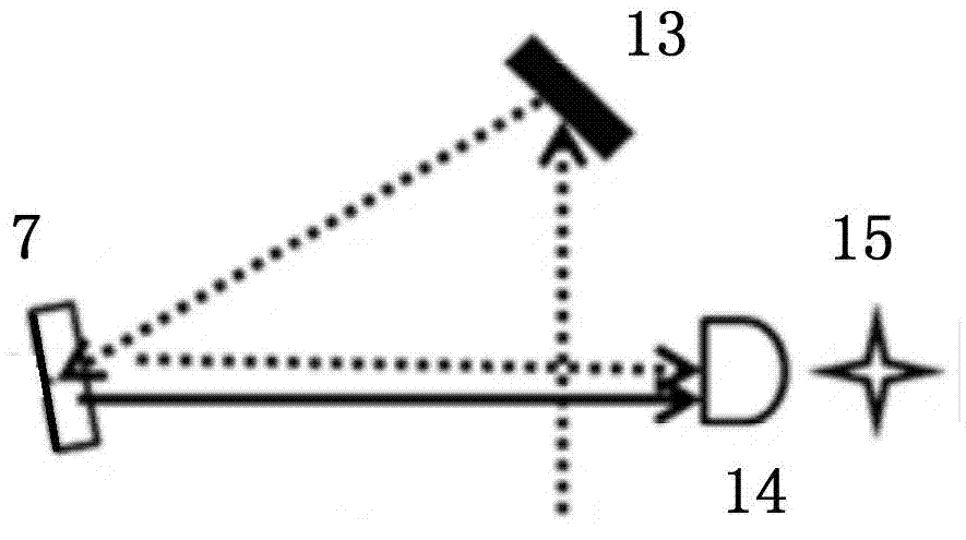 Supercontinuum pulse laser measurement device based on nonlinear nano material and method